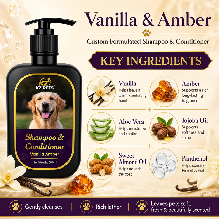 Vanilla Amber Shampoo & Conditioner