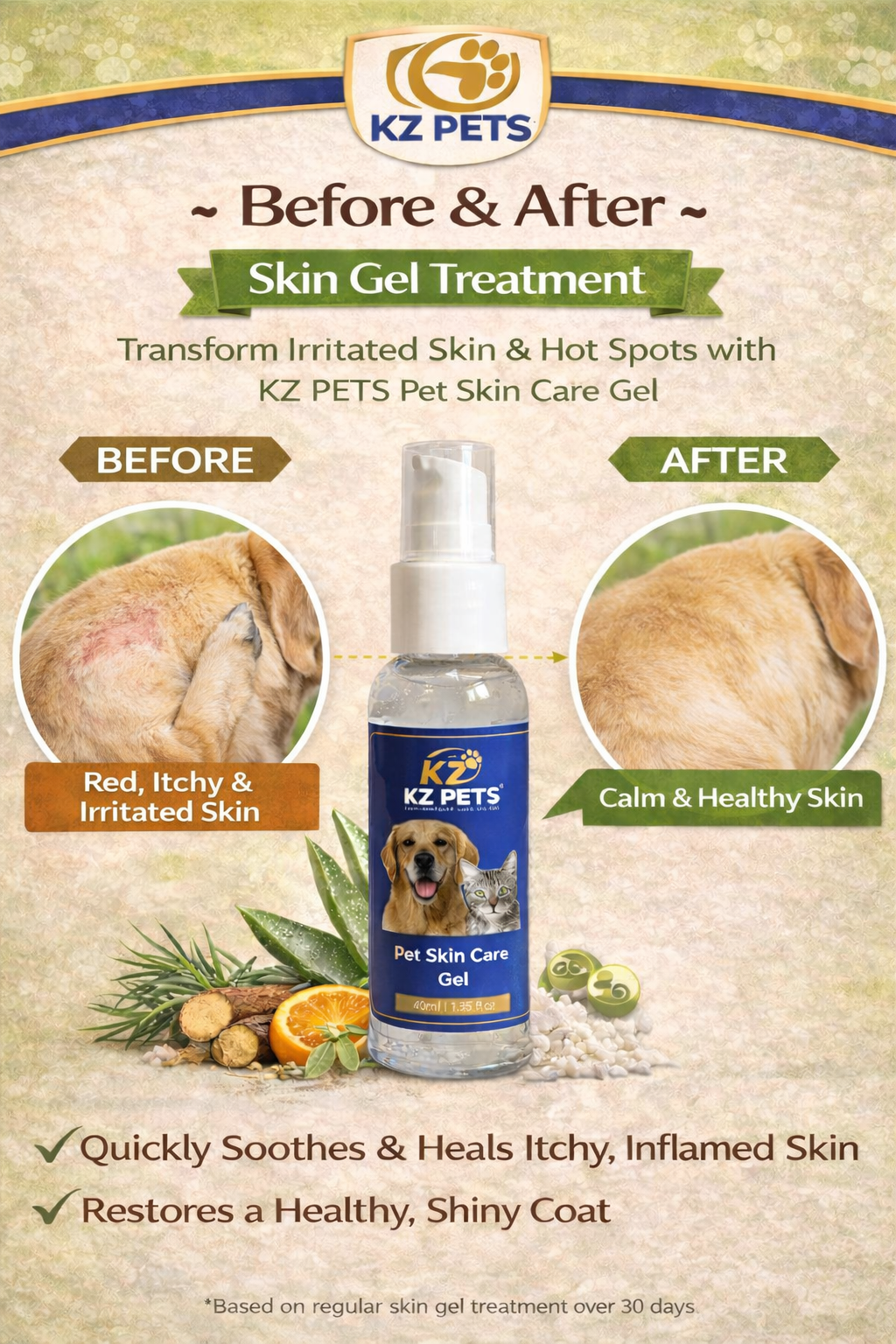 Pet Skin Care Gel - 40ml