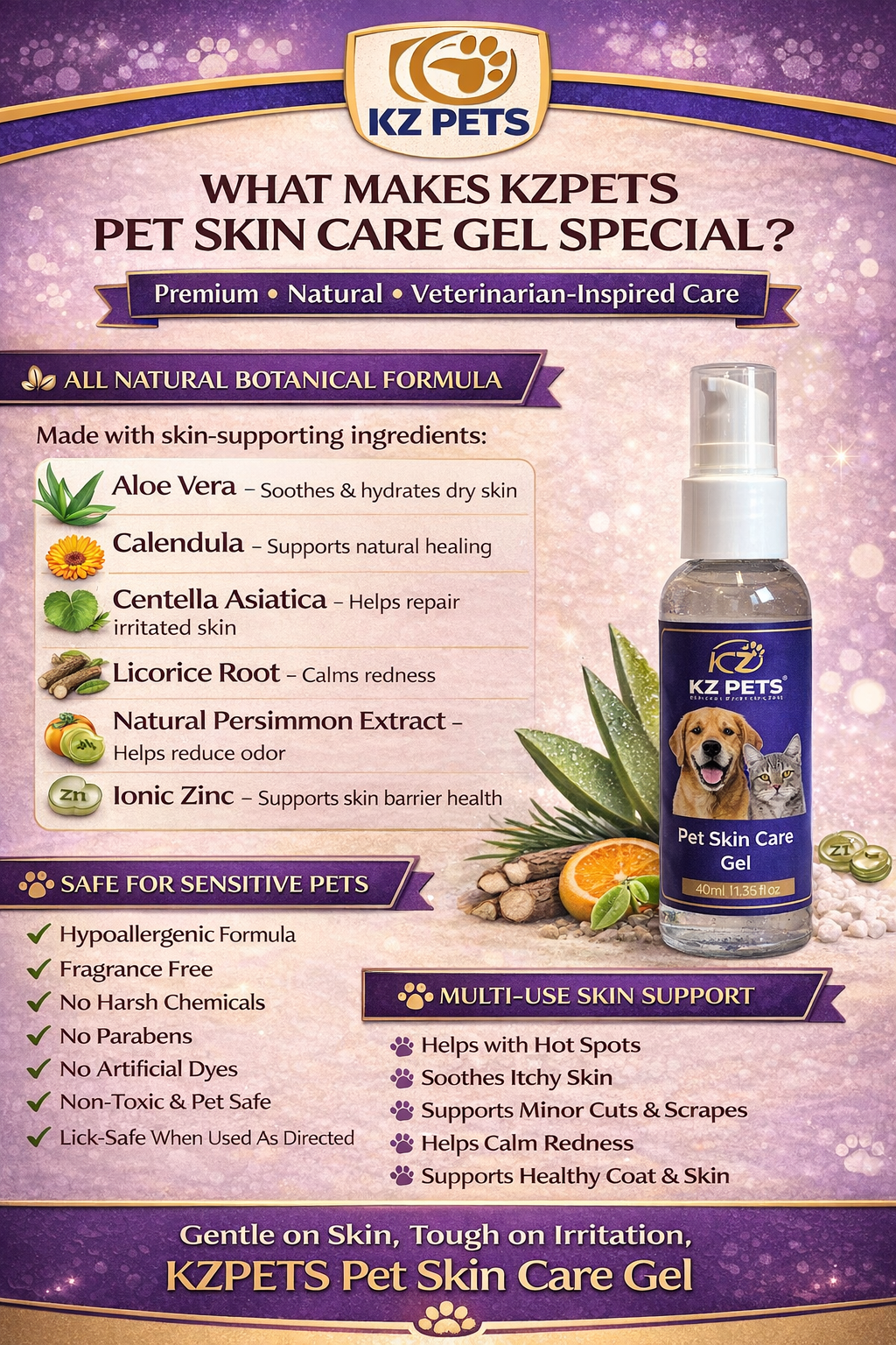 Pet Skin Care Gel - 40ml